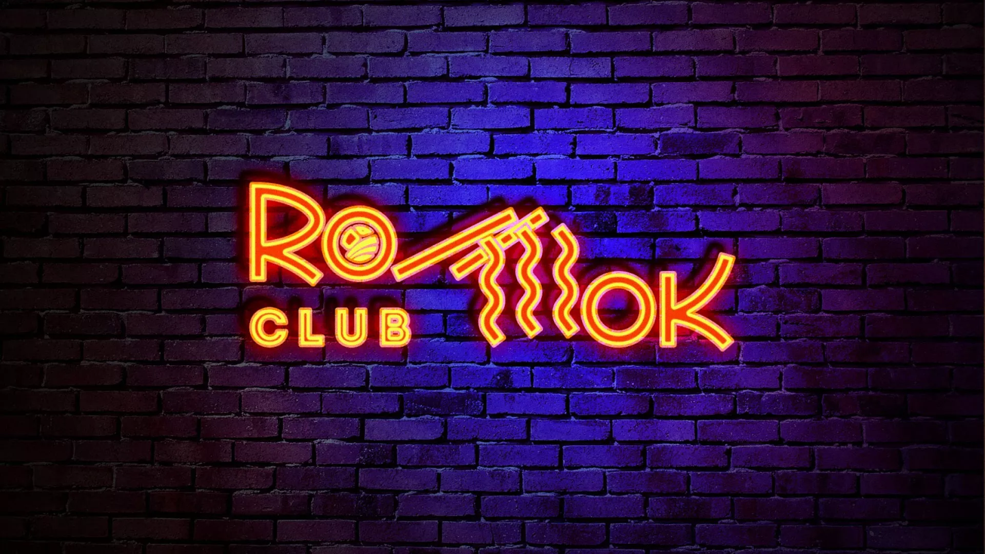Разработка интерьерной вывески суши-бара «Roll Wok Club» в Отрадном
